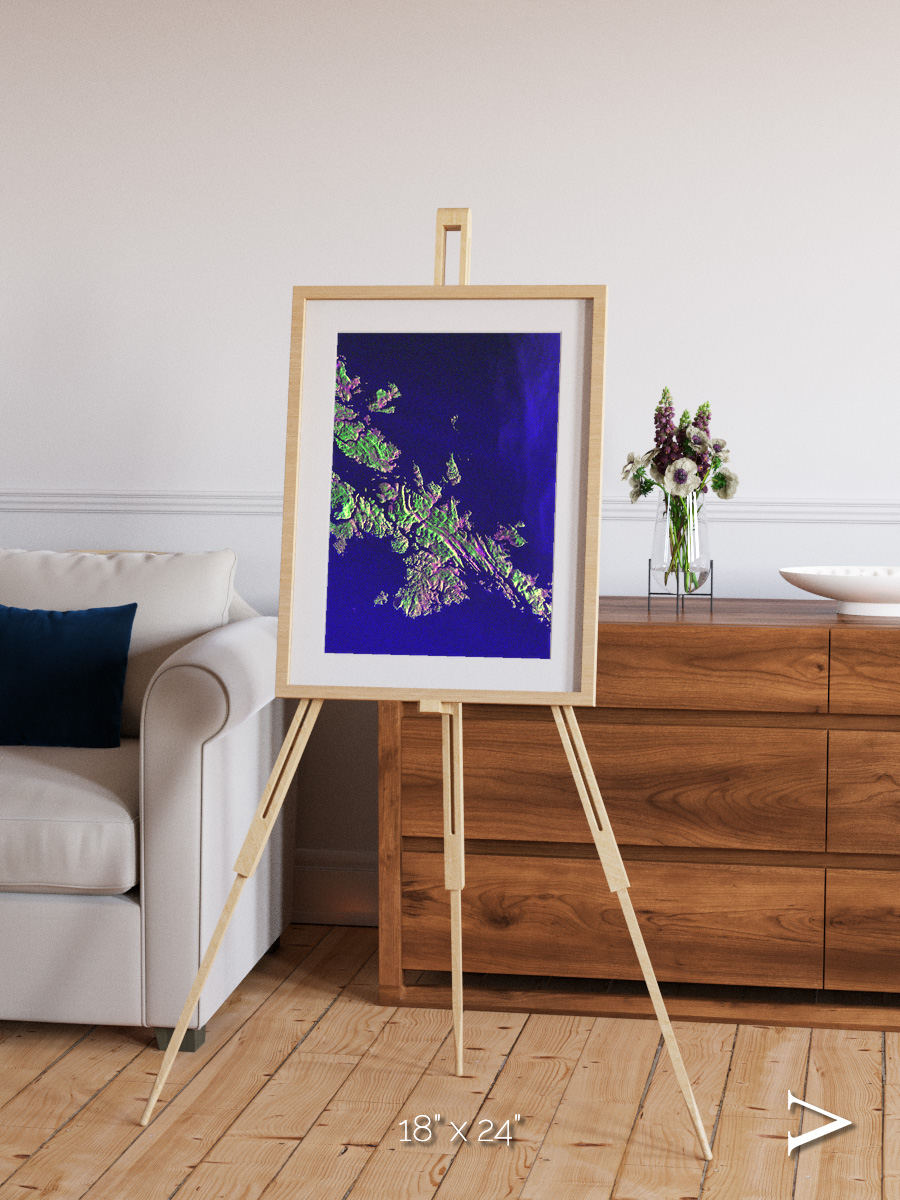 Remote Shores, Shetland Islands Framed & Mounted Print