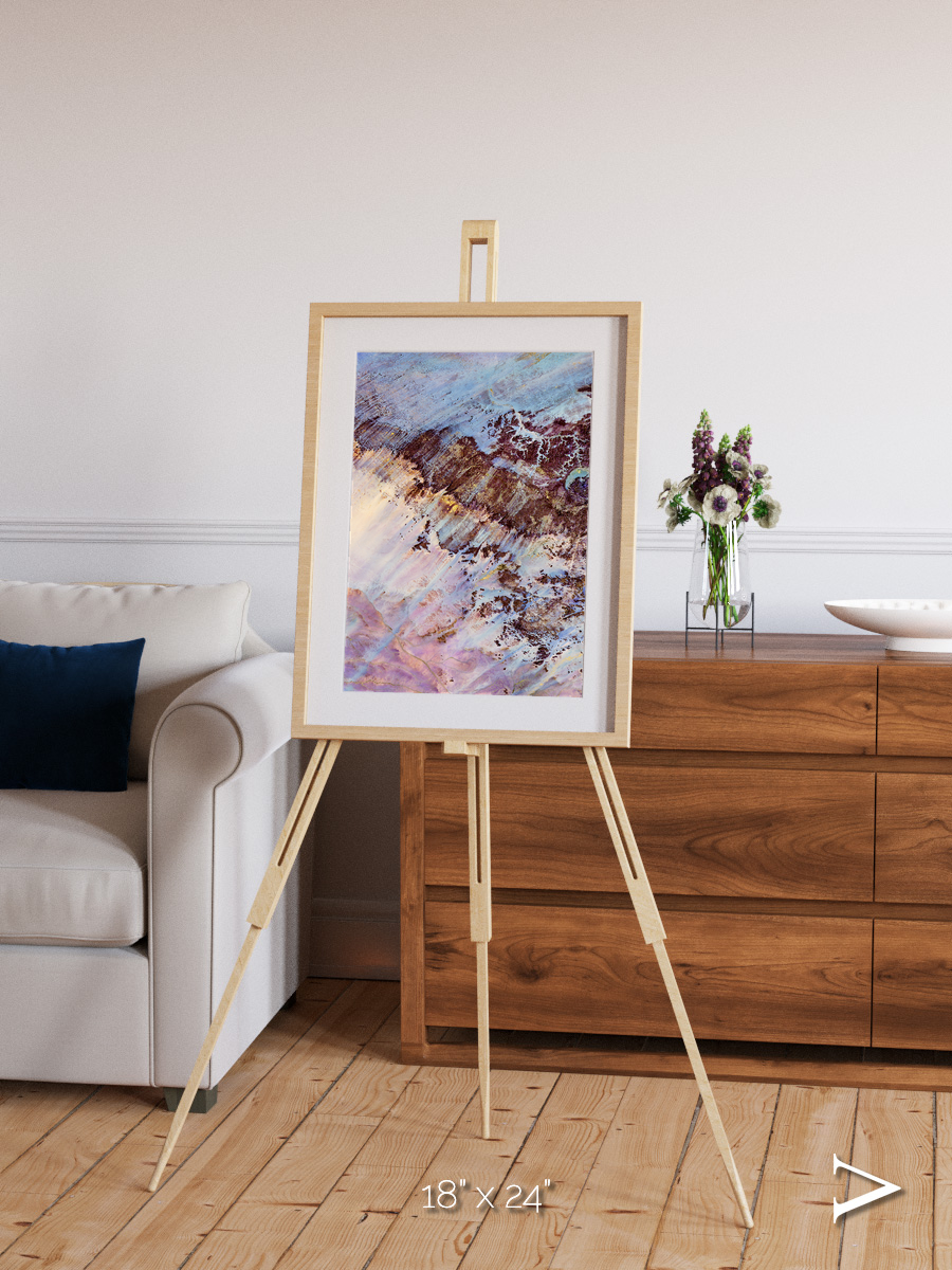 Storm and Stillness, Gweni-Fada Framed & Mounted Print