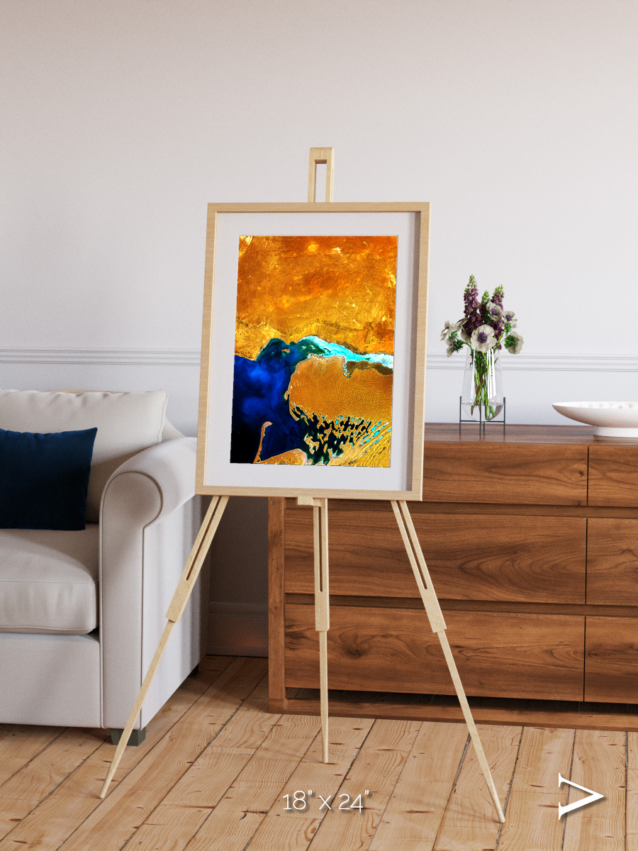 Coastal Phantom, Dardzha Peninsula Framed & Mounted Print