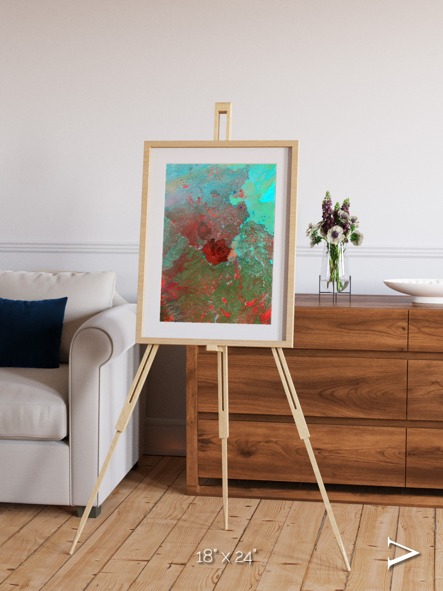Shifting Dunes, The Syrian Desert Framed & Mounted Print