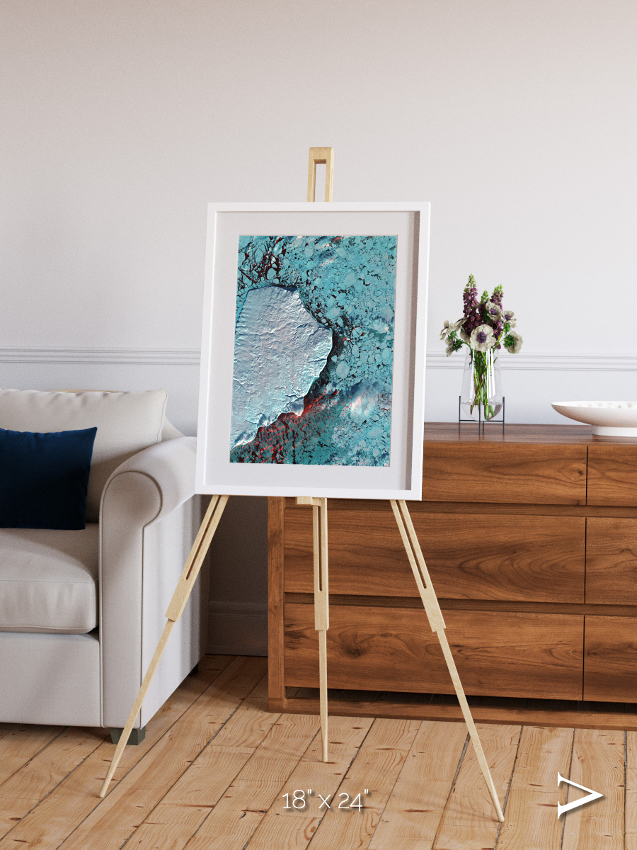 Island Sanctuary, Akpatok Island Framed & Mounted Print