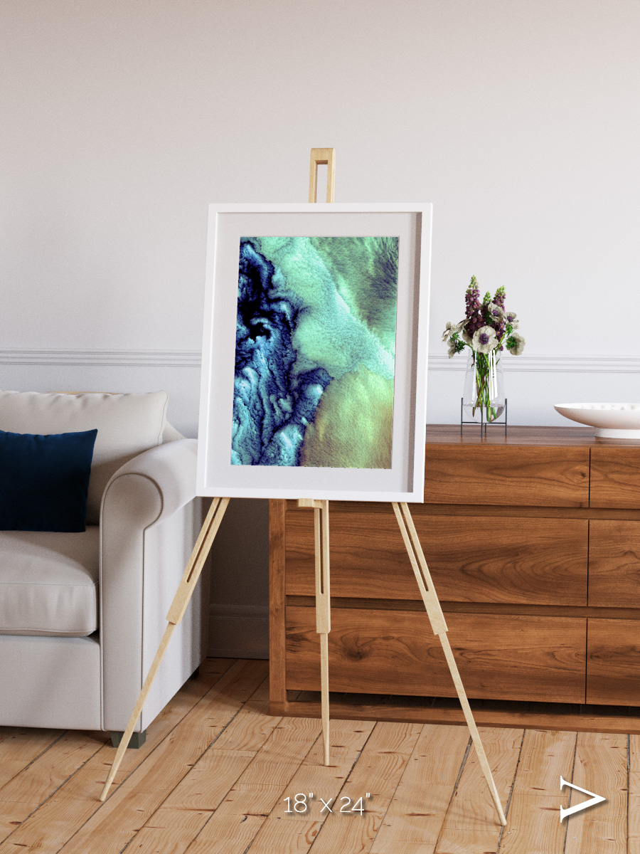 Shifting Skies, Aleutian Islands Framed & Mounted Print