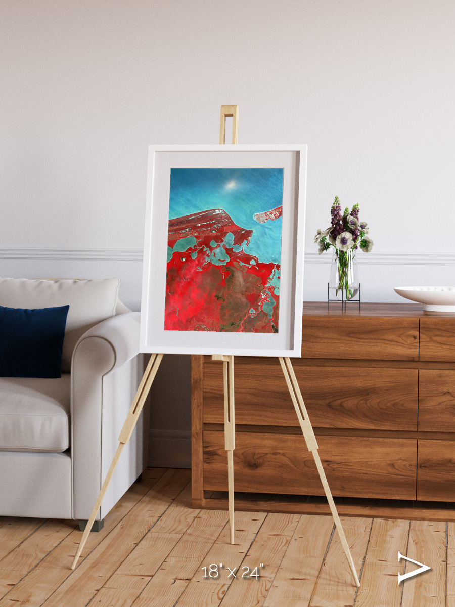 Remote Shores, Campeche Framed & Mounted Print