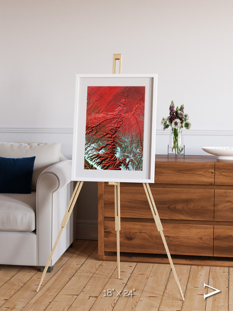 Ice River, Desolation Canyon Framed & Mounted Print