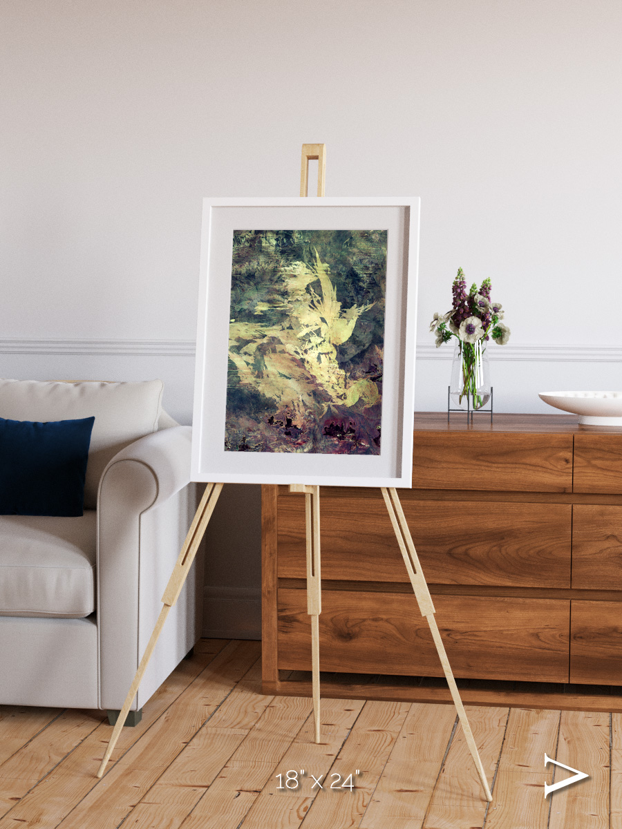 Windwritten Dunes, Great Sandy Scars Framed & Mounted Print