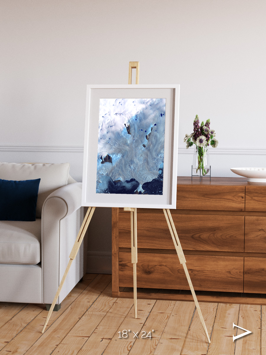 Waterways, Greenland Coast Framed & Mounted Print