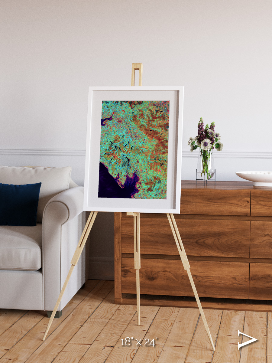 Polar Flow, Lake District Framed & Mounted Print