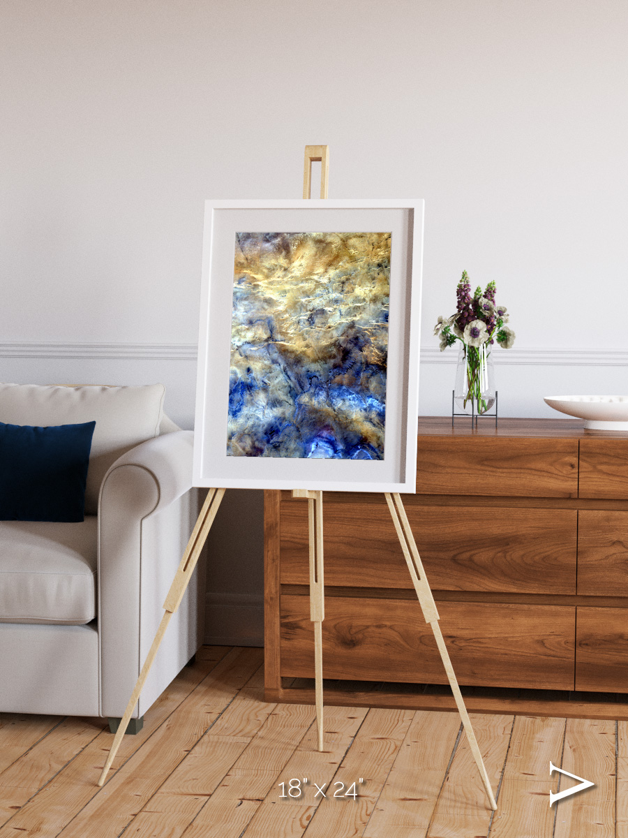 Heat Scars, No Mans Land Framed & Mounted Print