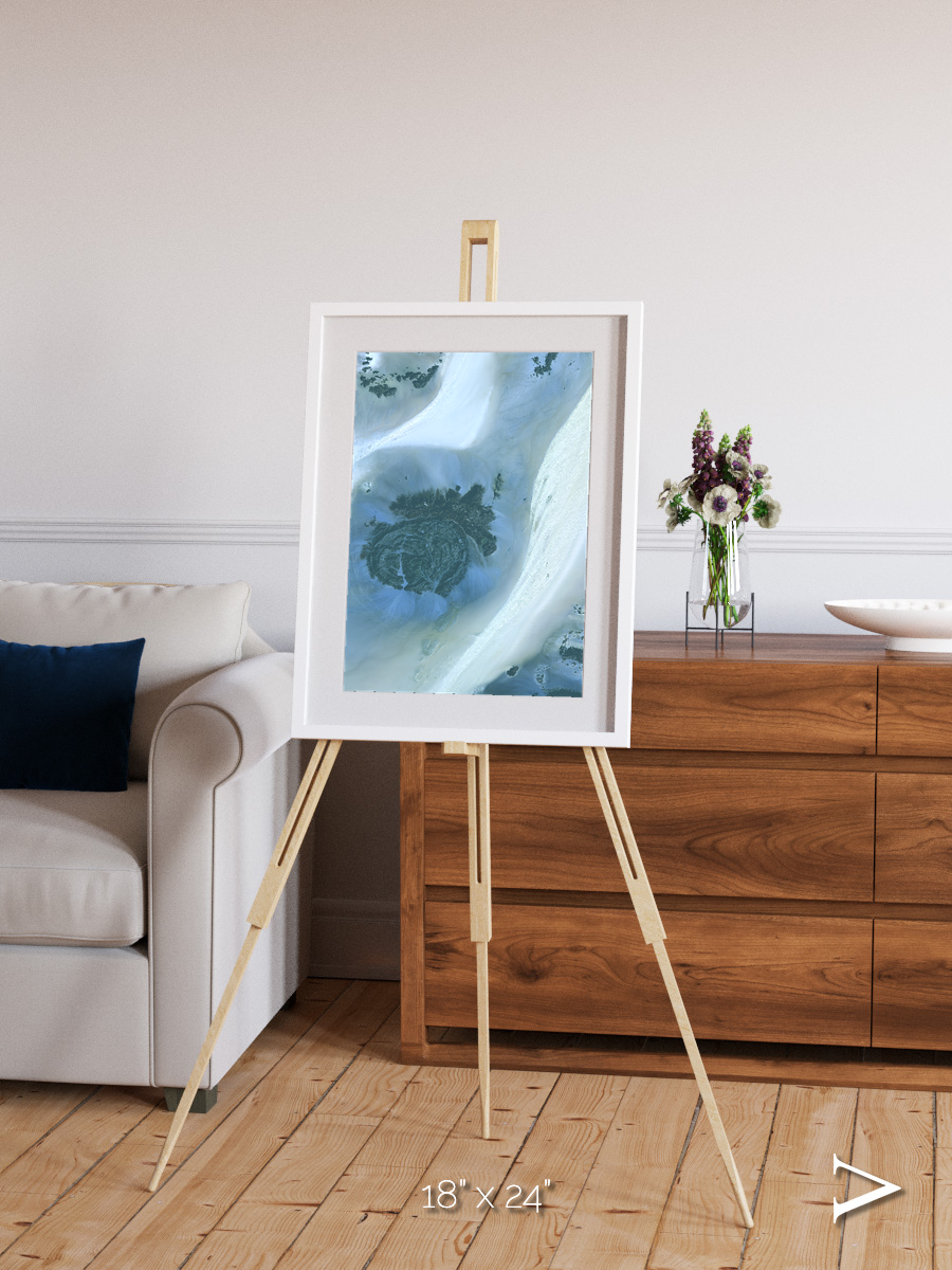 Shifting Dunes, Sahara Desert Framed & Mounted Print