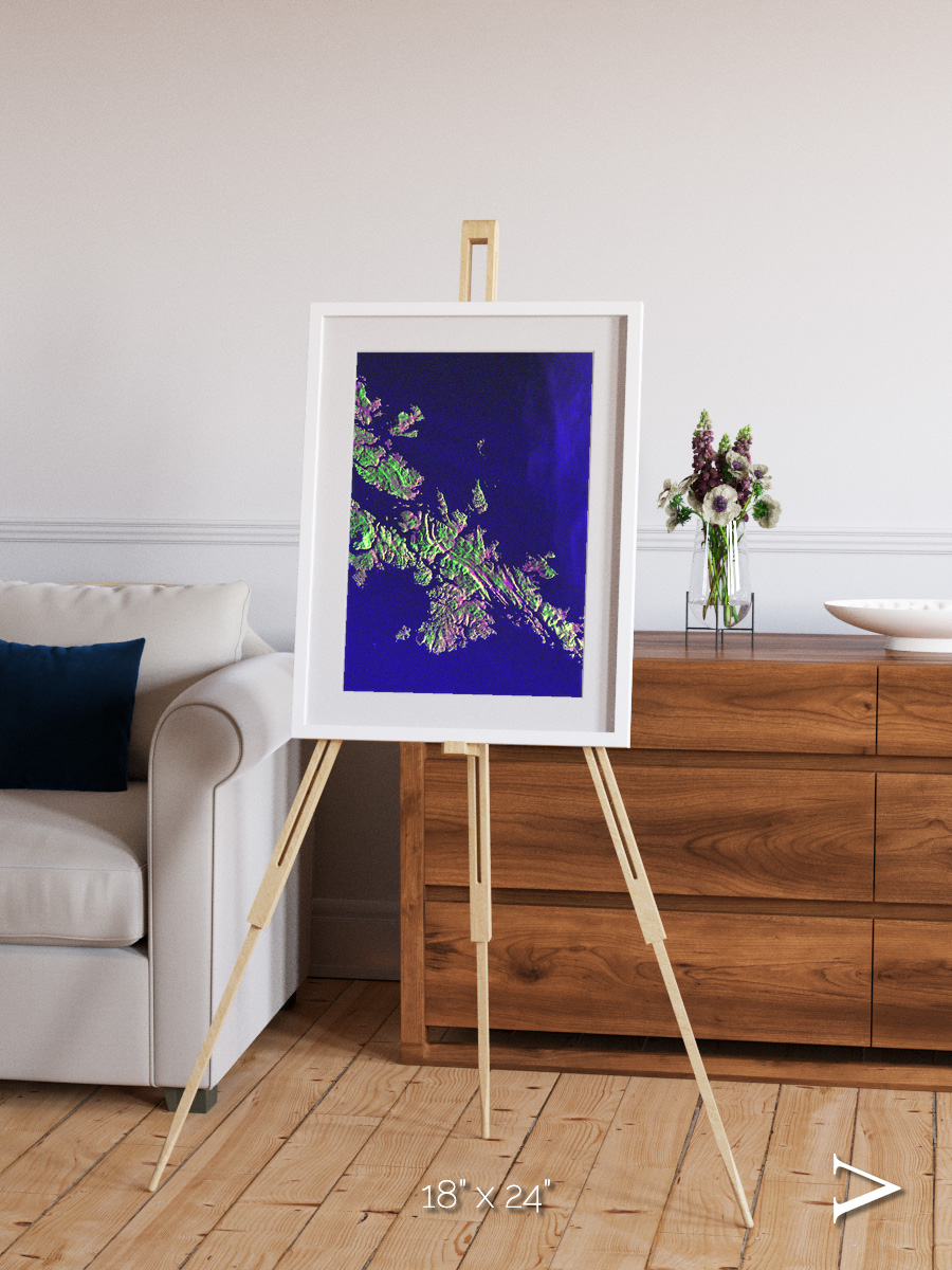 Remote Shores, Shetland Islands Framed & Mounted Print