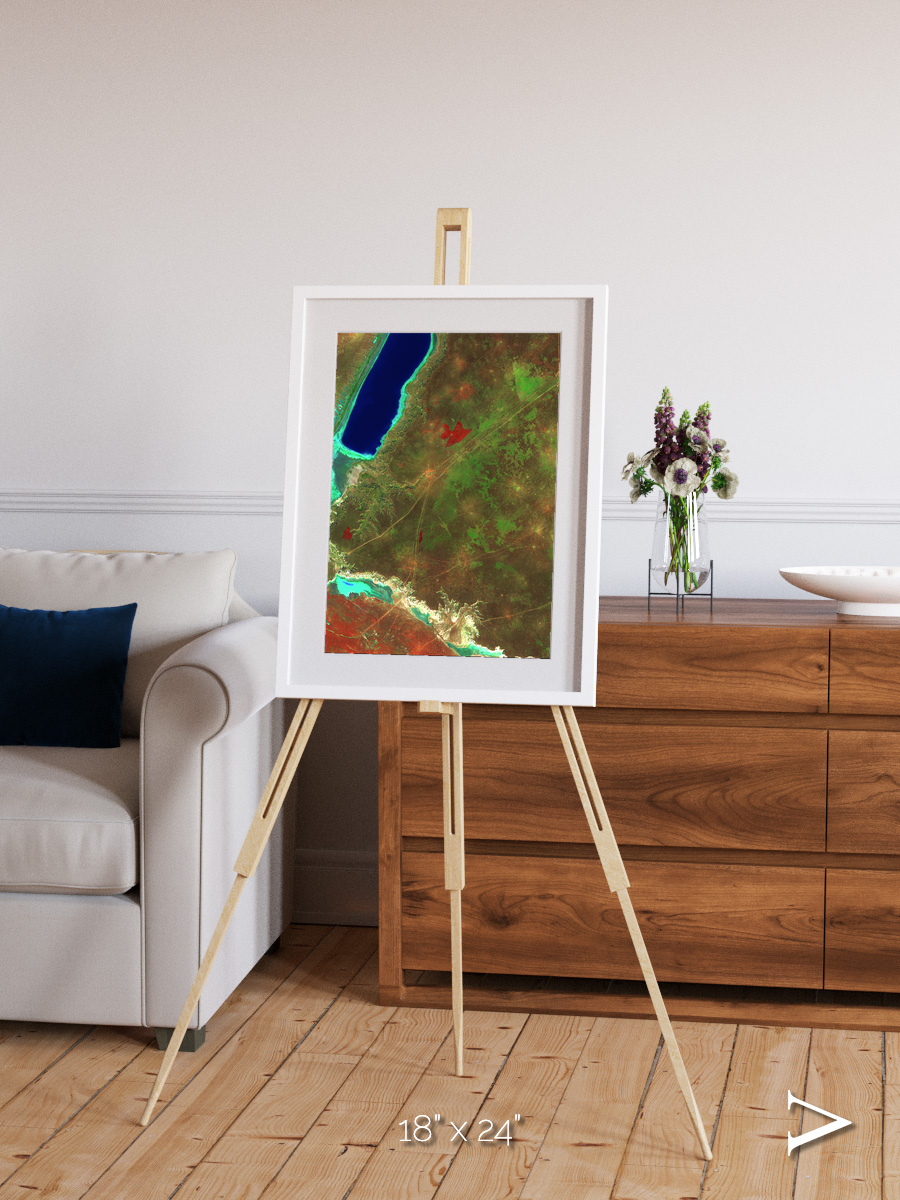 Ghost Waters, Sor Kaydak Framed & Mounted Print