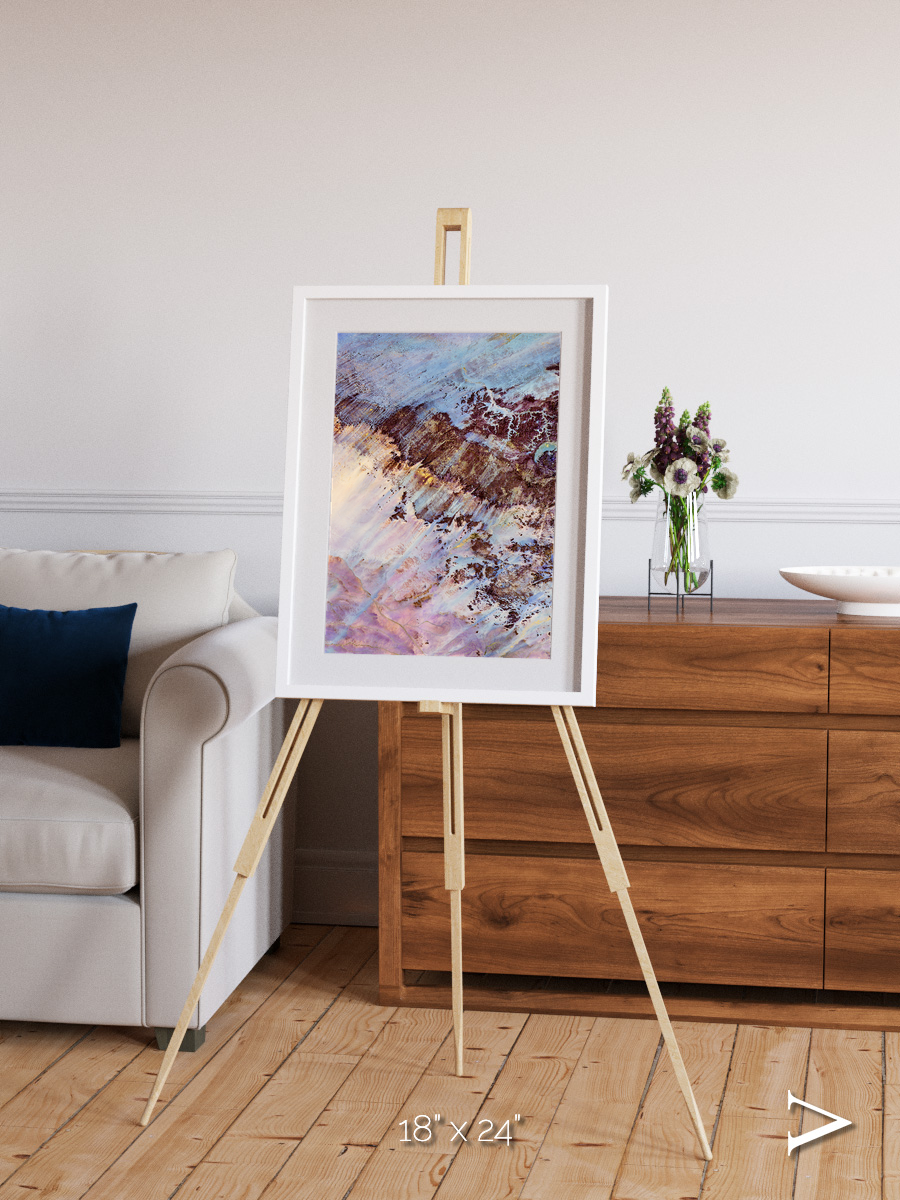 Storm and Stillness, Gweni-Fada Framed & Mounted Print