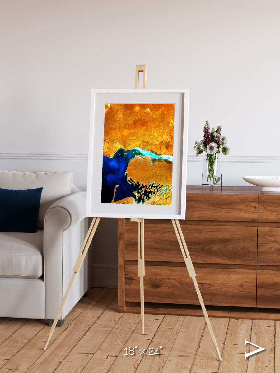 Coastal Phantom, Dardzha Peninsula Framed & Mounted Print