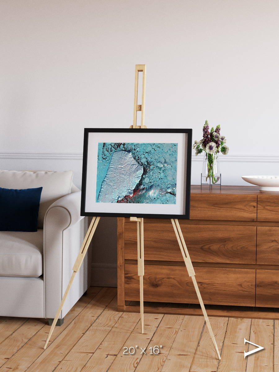 Island Sanctuary, Akpatok Island Framed & Mounted Print