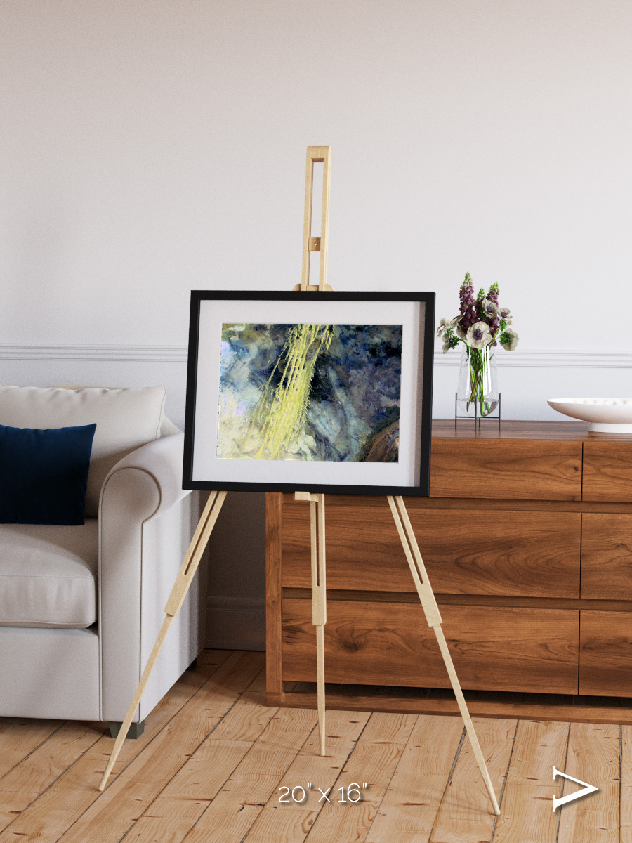 Shifting Sands, Algerian Abstract Framed & Mounted Print