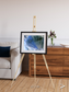 Sunlit Dunes, Alluvial Fan Framed & Mounted Print