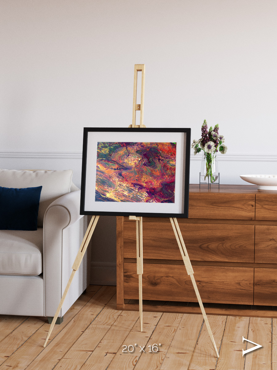 Rock and Ore, Hamersley Framed & Mounted Print