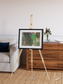 Channel Lines, Barreal Blanco Framed & Mounted Print
