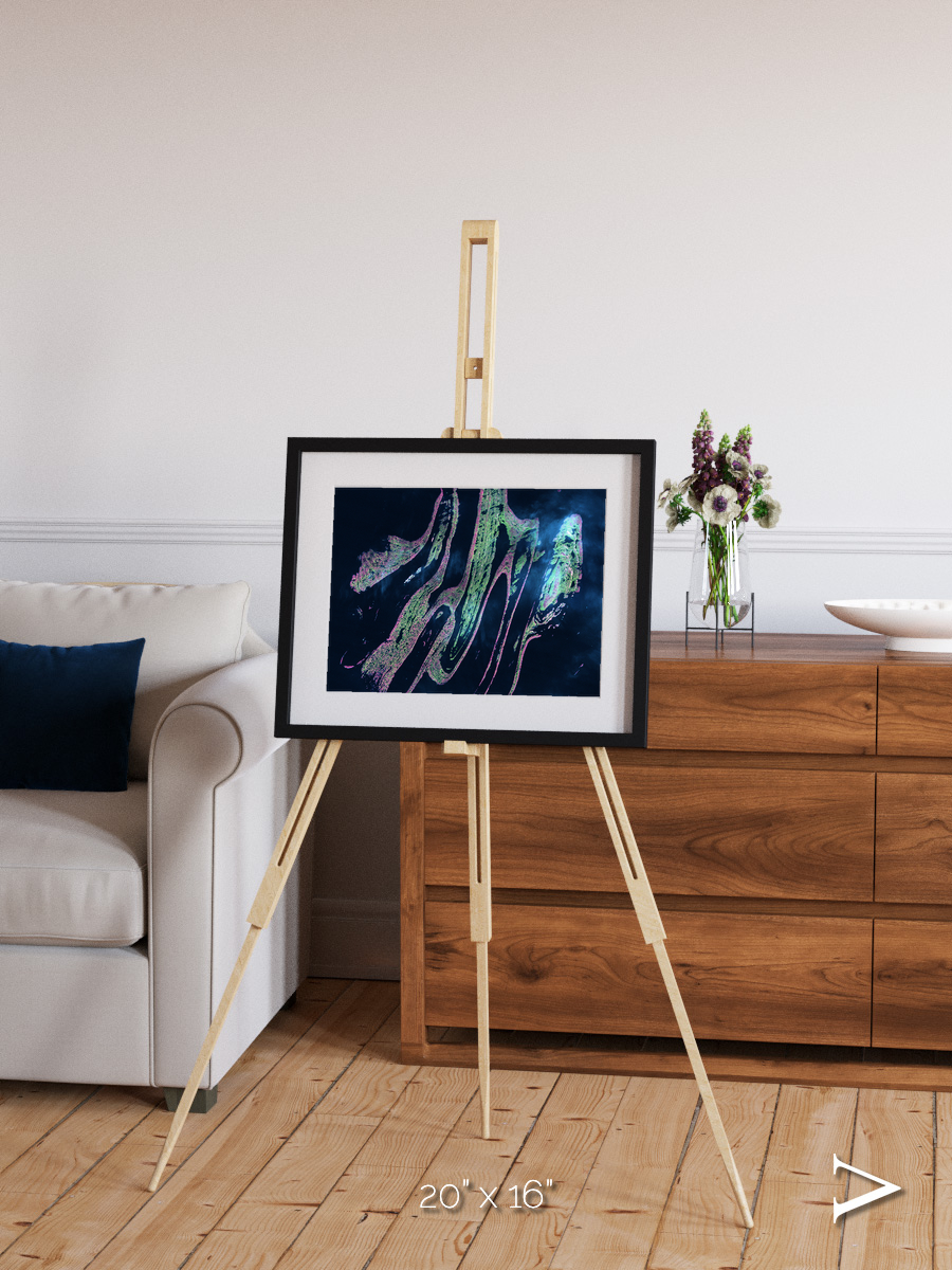 Painted Archipelago, Belcher Islands Framed & Mounted Print