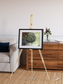 Windwritten Dunes, Brandberg Massif Framed & Mounted Print