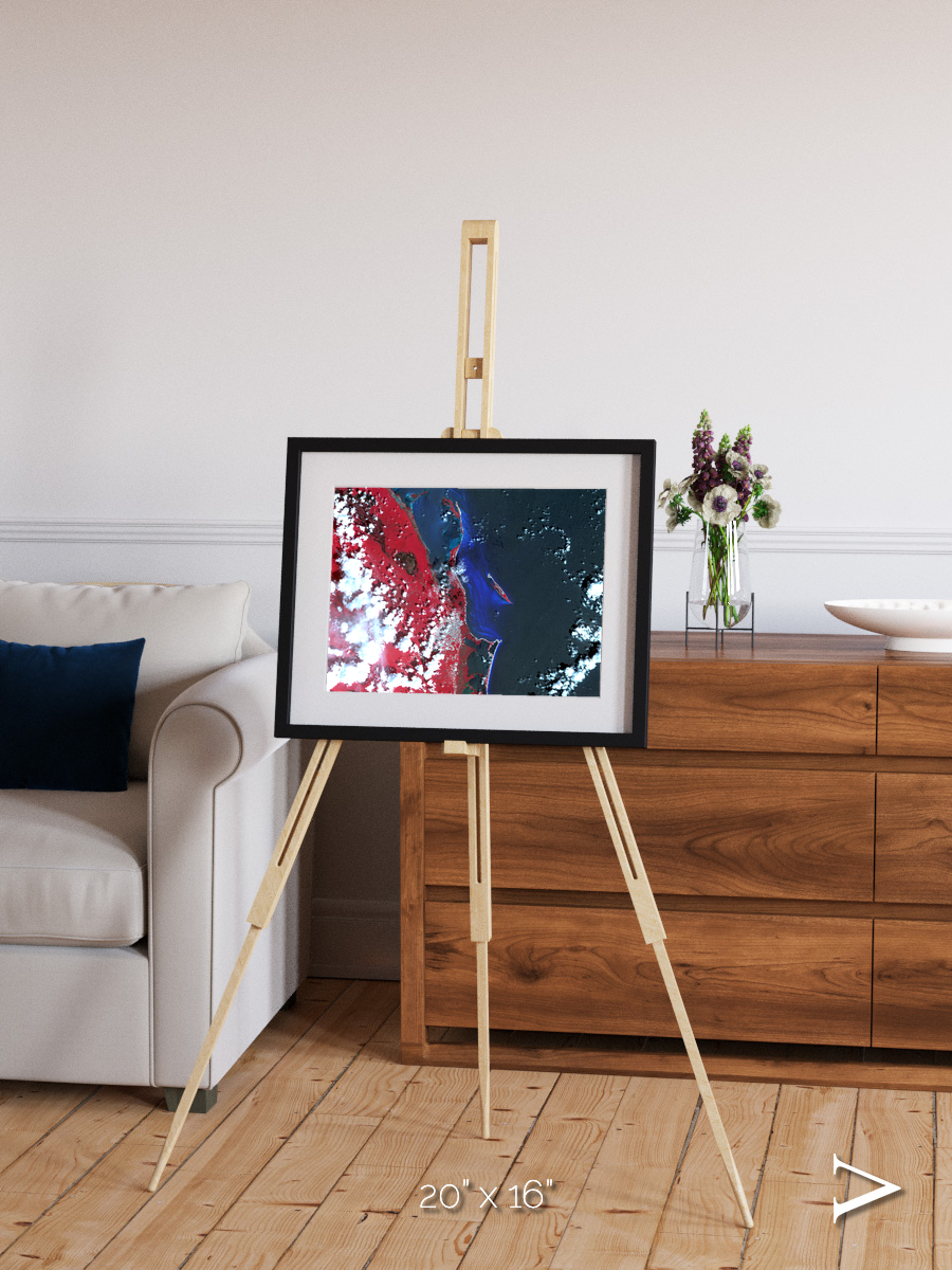 Living Edge, Cancun Framed & Mounted Print