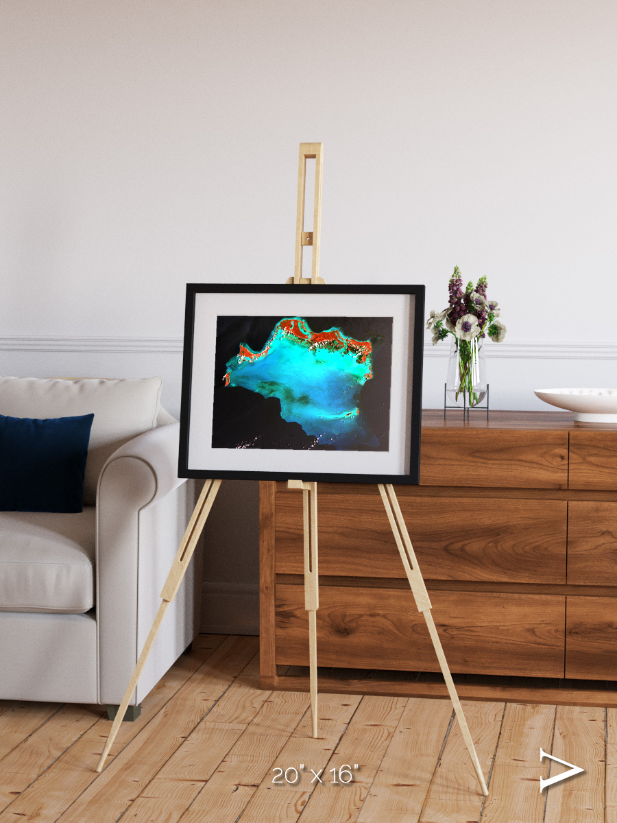 Arctic Outpost, Caribbean Luxury Framed & Mounted Print