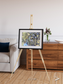 Lava Lines, Chilean Volcanoes Framed & Mounted Print