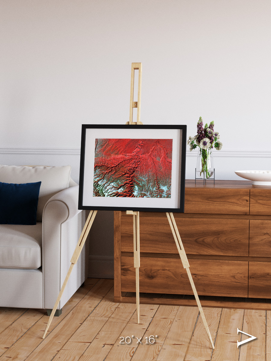 Ice River, Desolation Canyon Framed & Mounted Print