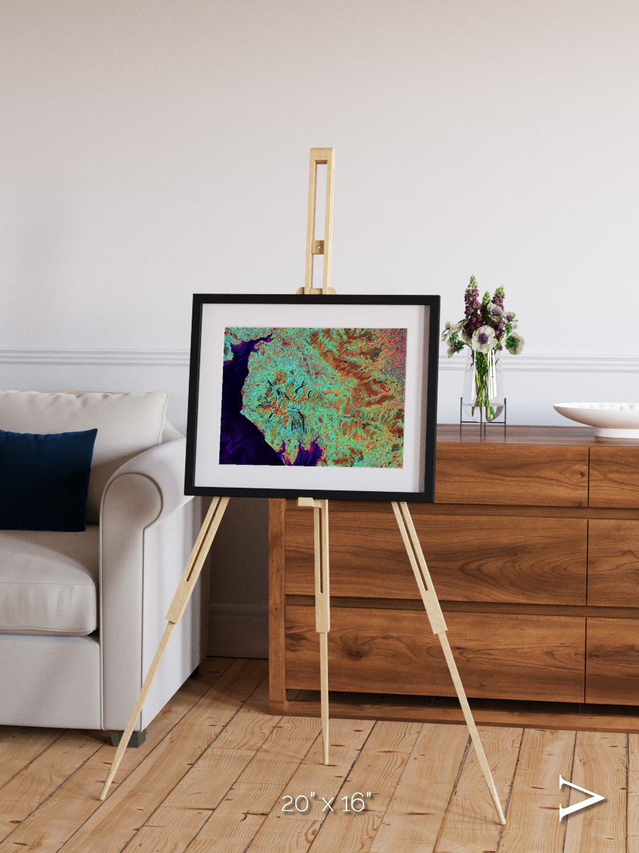 Polar Flow, Lake District Framed & Mounted Print
