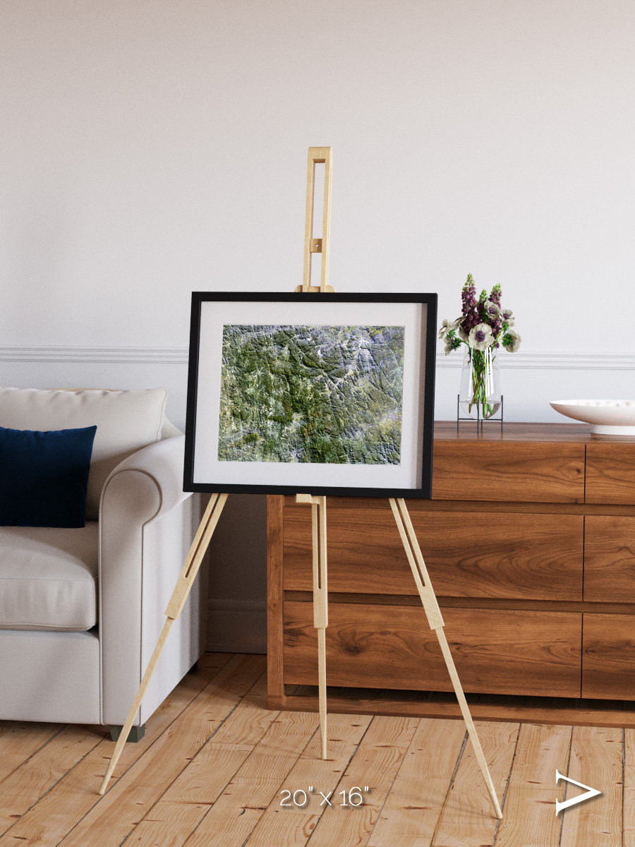Earth in Colour, Namaqualand Framed & Mounted Print