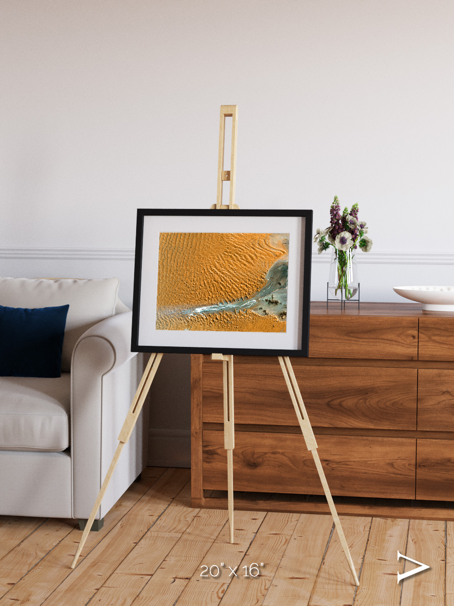 Sands in Motion, Namib Desert Framed & Mounted Print