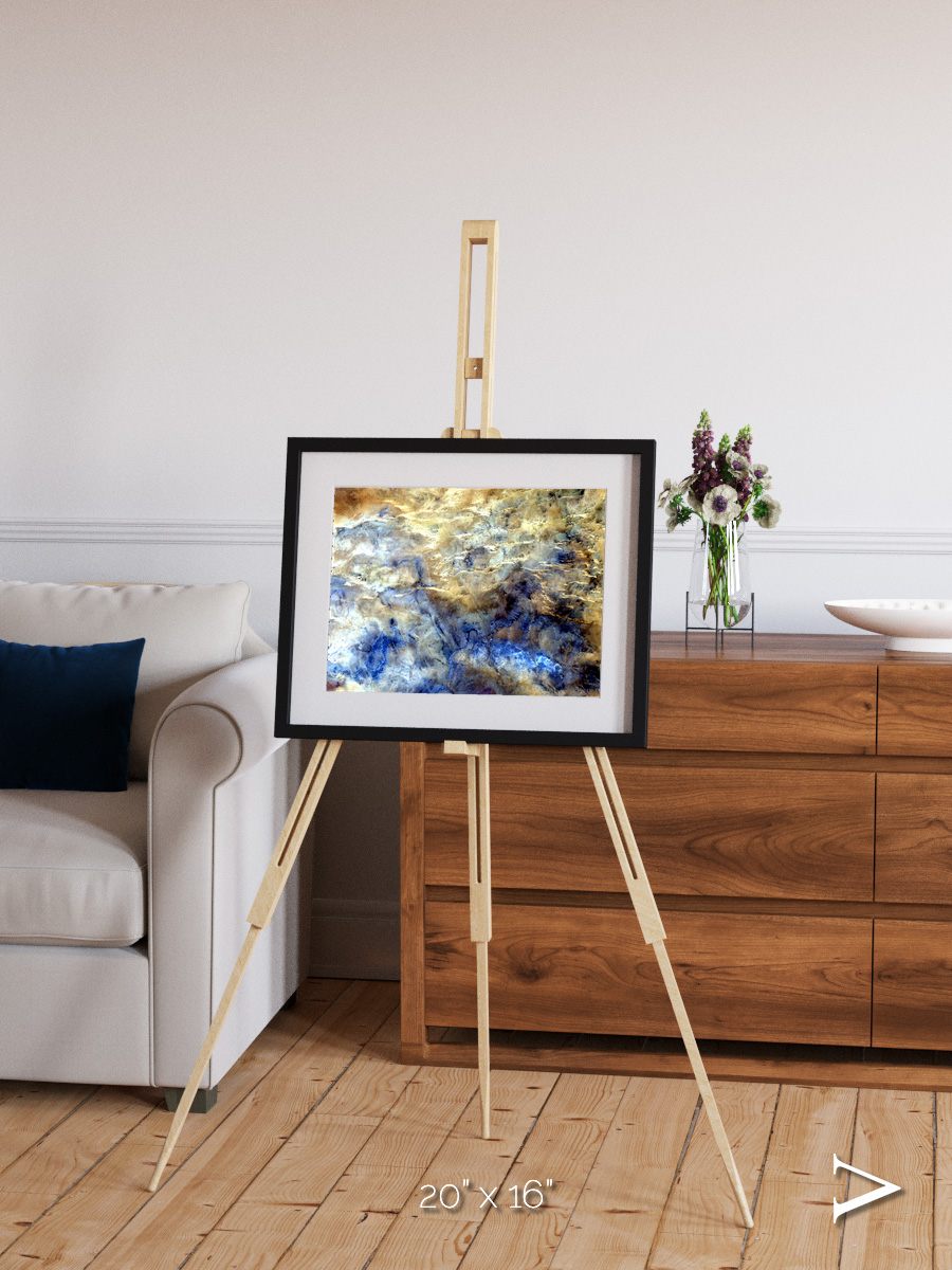 Heat Scars, No Mans Land Framed & Mounted Print