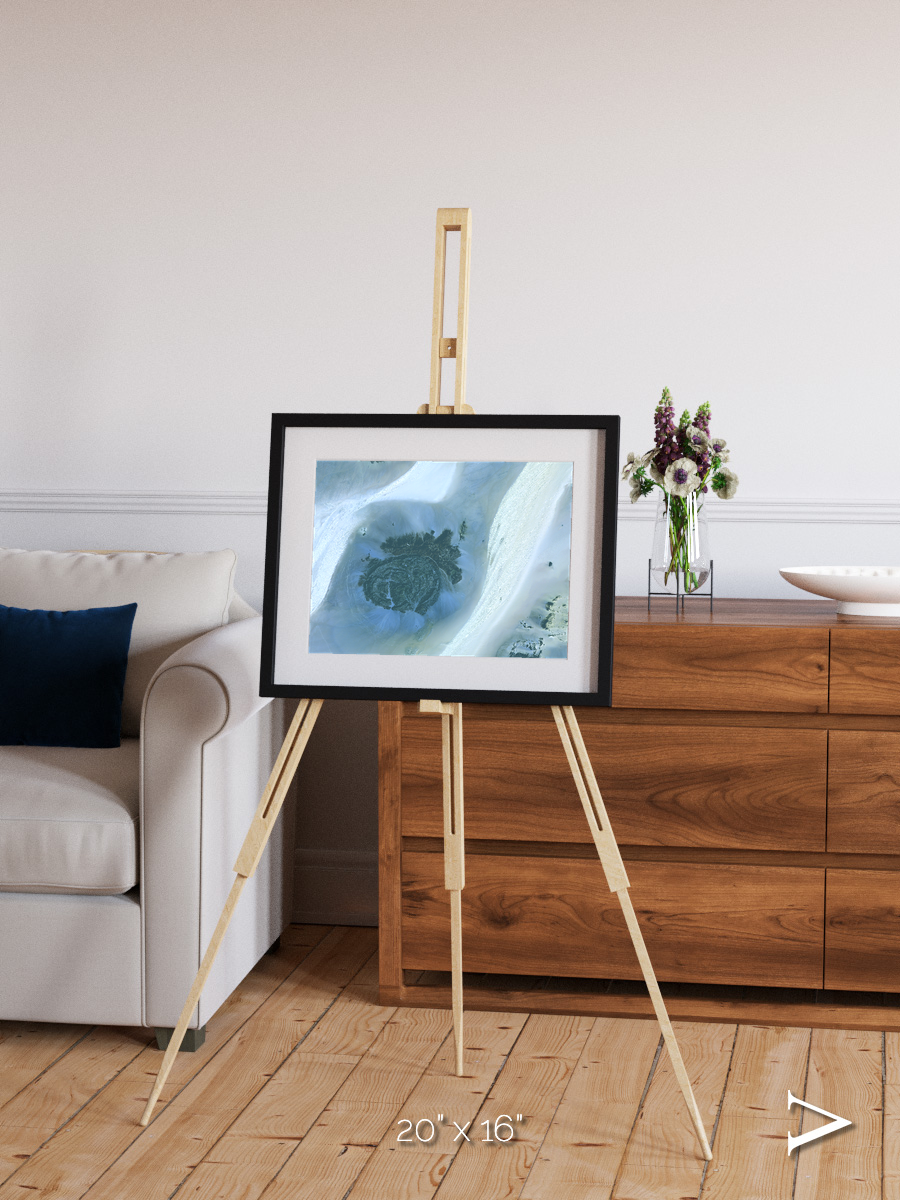 Shifting Dunes, Sahara Desert Framed & Mounted Print