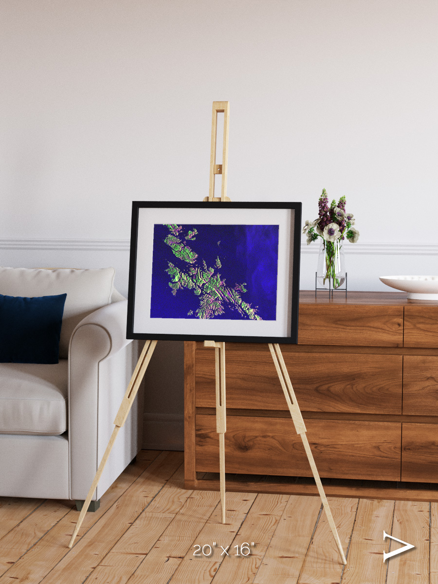 Remote Shores, Shetland Islands Framed & Mounted Print