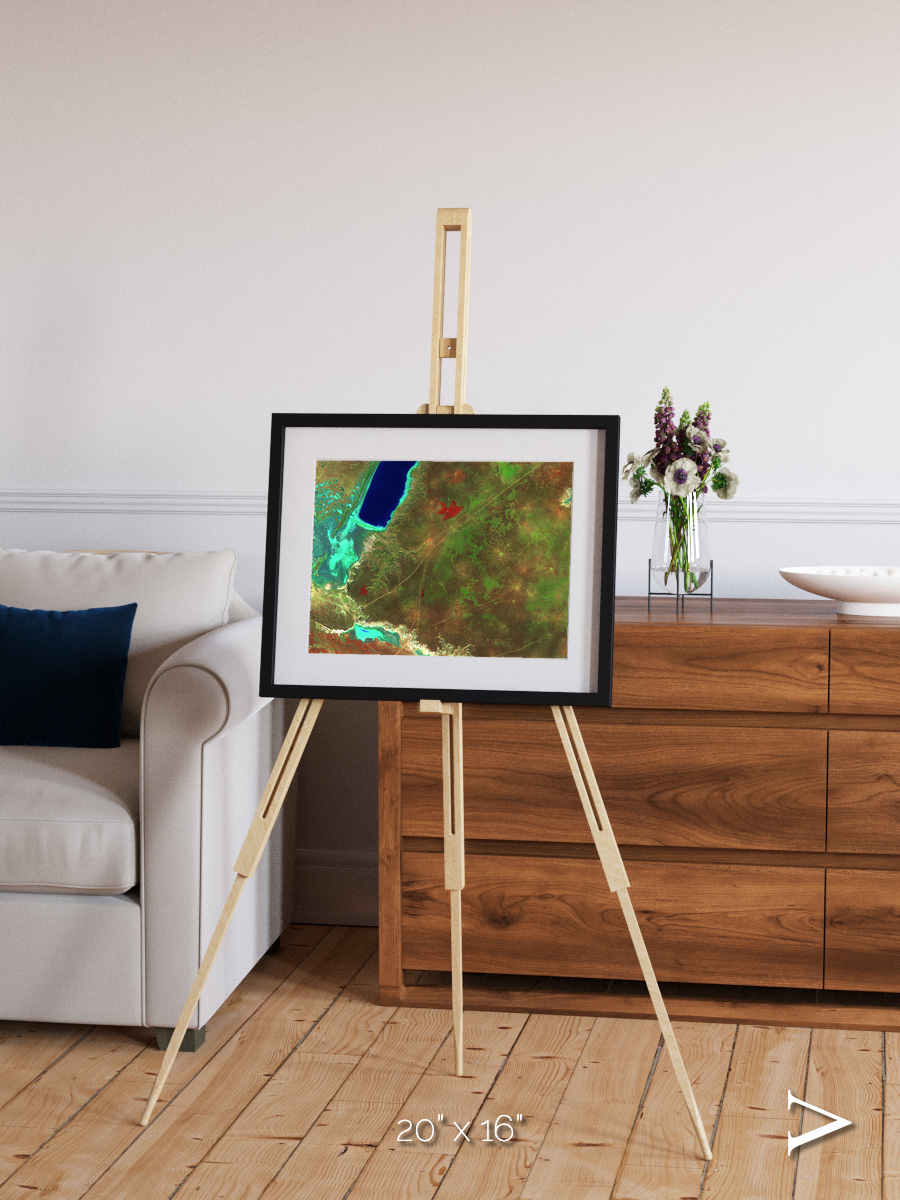 Ghost Waters, Sor Kaydak Framed & Mounted Print