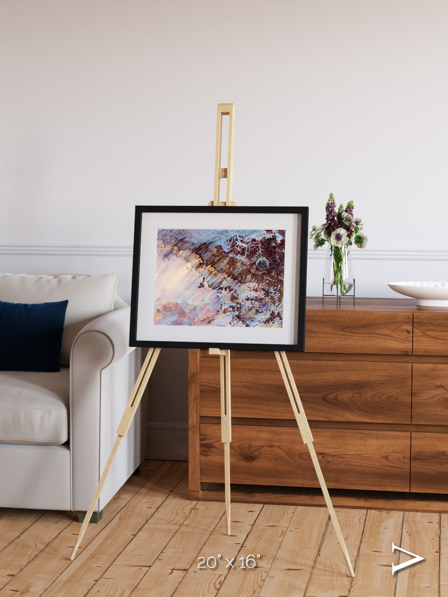 Storm and Stillness, Gweni-Fada Framed & Mounted Print
