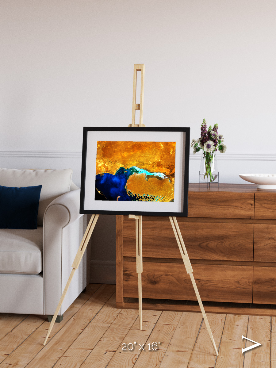 Coastal Phantom, Dardzha Peninsula Framed & Mounted Print