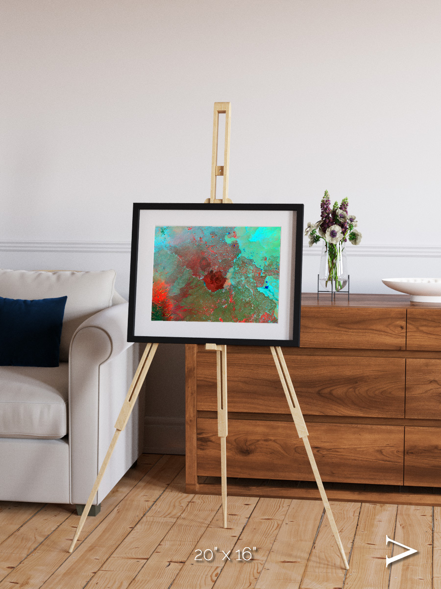 Shifting Dunes, The Syrian Desert Framed & Mounted Print