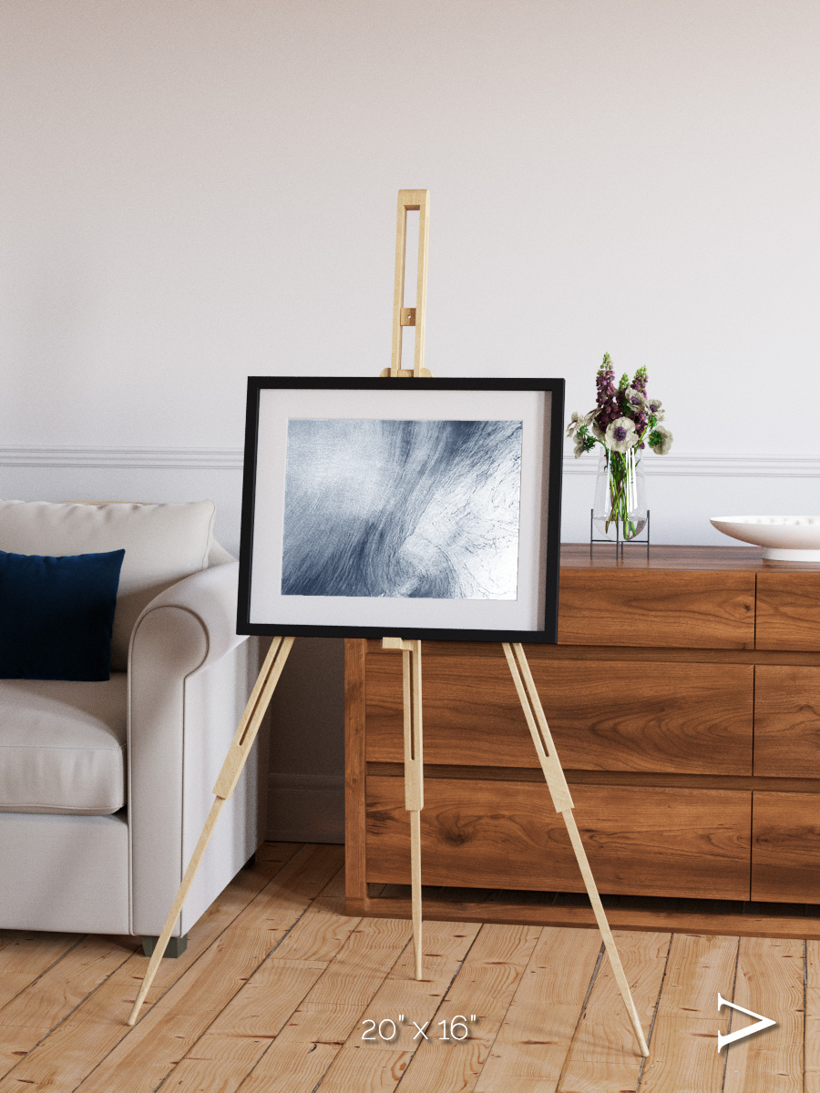 Wind Signatures, Whirlpool Cloud Framed & Mounted Print