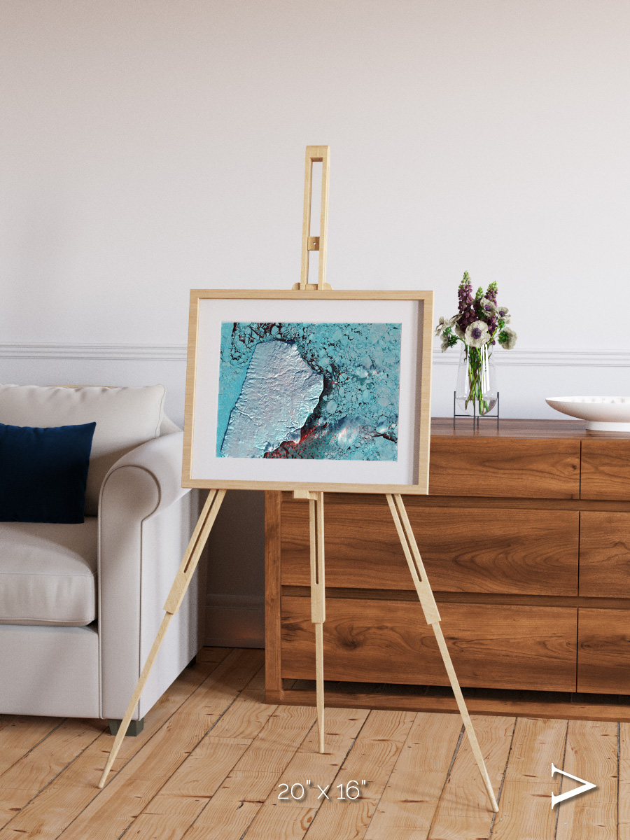 Island Sanctuary, Akpatok Island Framed & Mounted Print