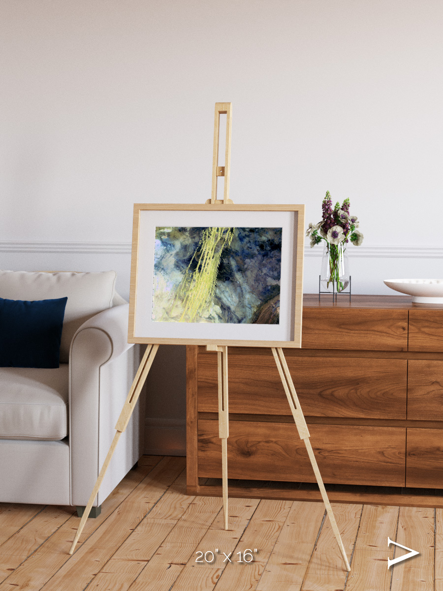 Shifting Sands, Algerian Abstract Framed & Mounted Print