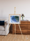 Sunlit Dunes, Alluvial Fan Framed & Mounted Print