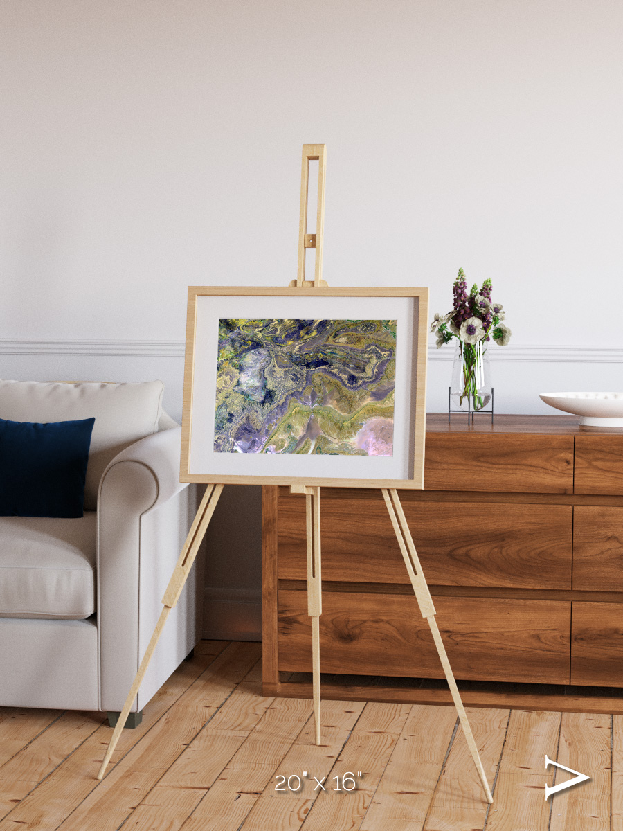 Mineral Horizons, Anti-Atlas Framed & Mounted Print