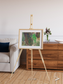 Channel Lines, Barreal Blanco Framed & Mounted Print