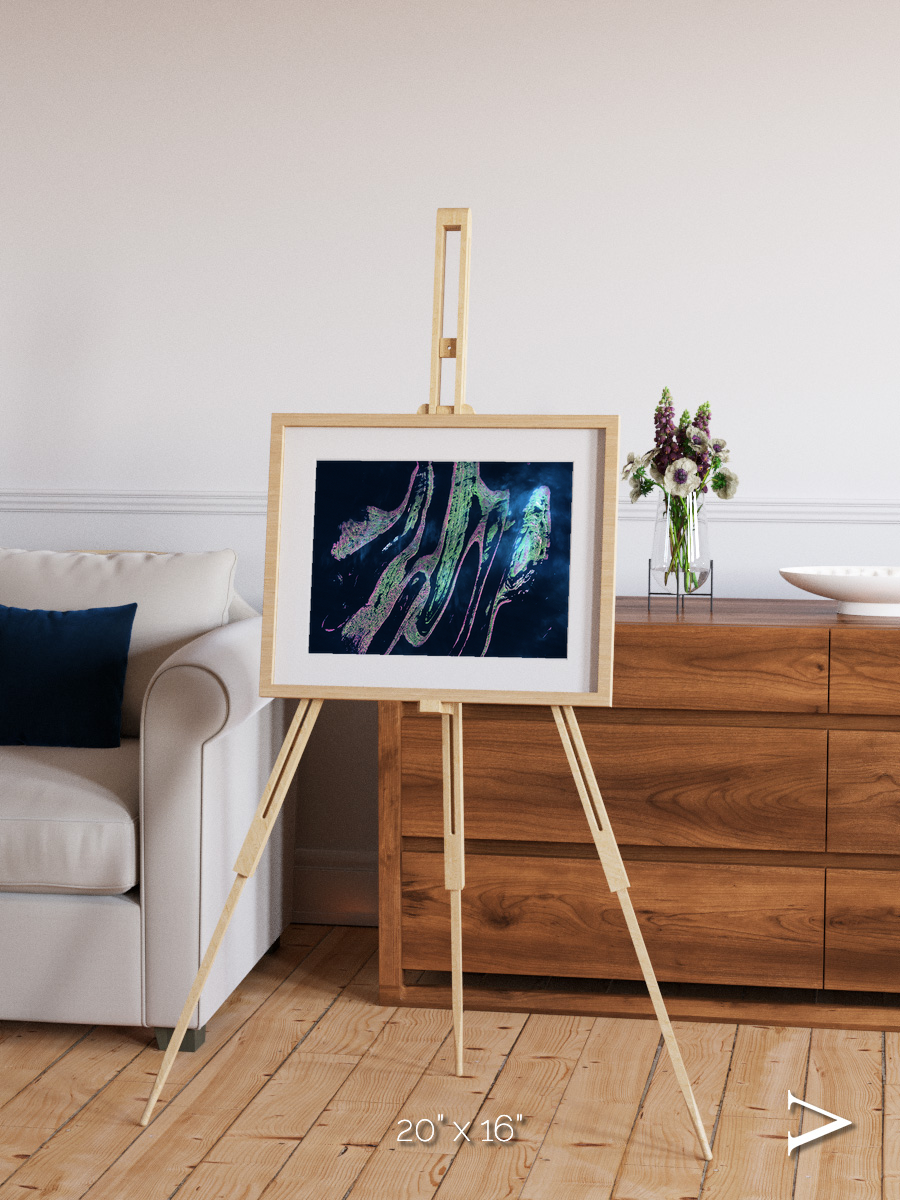 Painted Archipelago, Belcher Islands Framed & Mounted Print