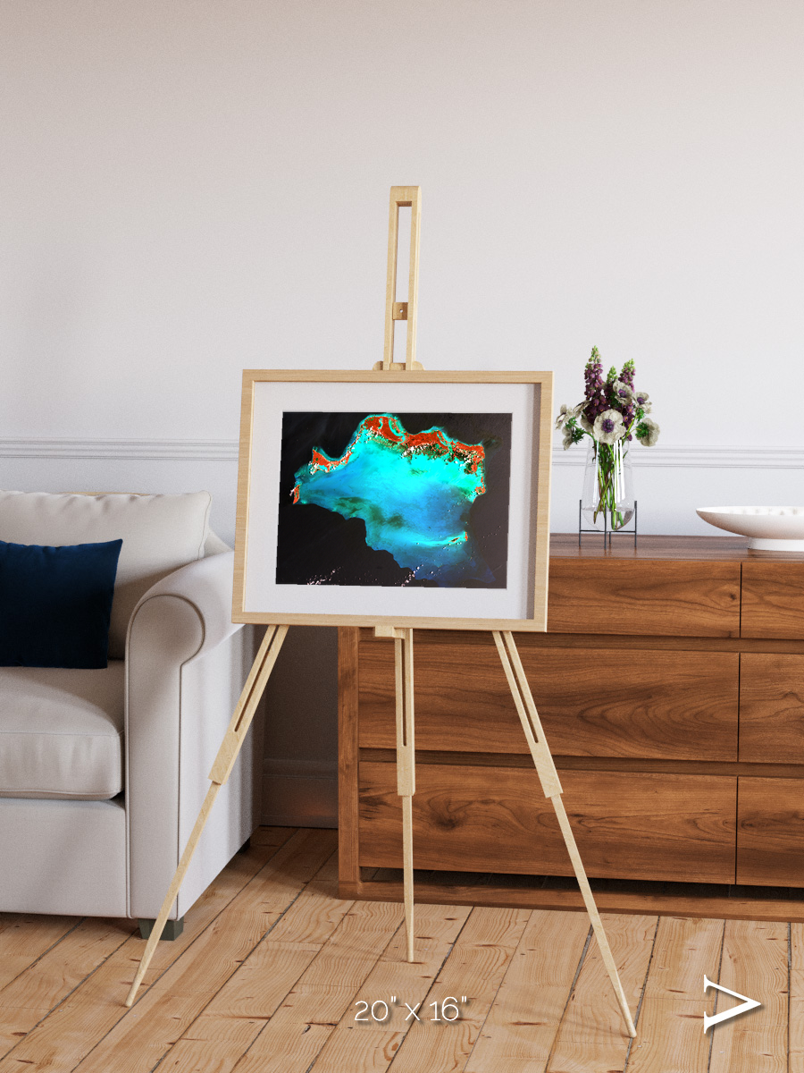 Arctic Outpost, Caribbean Luxury Framed & Mounted Print