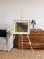Channel Lines, Demini River Framed & Mounted Print