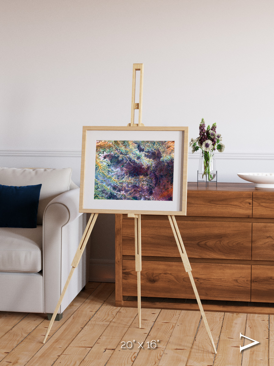 River and Plain, Ghadamis River Framed & Mounted Print