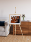 Striped Coast, Eyjafjörður Framed & Mounted Print