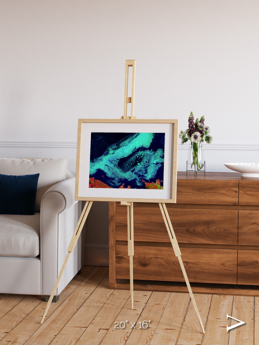 Frozen Currents, Foxe Basin Framed & Mounted Print